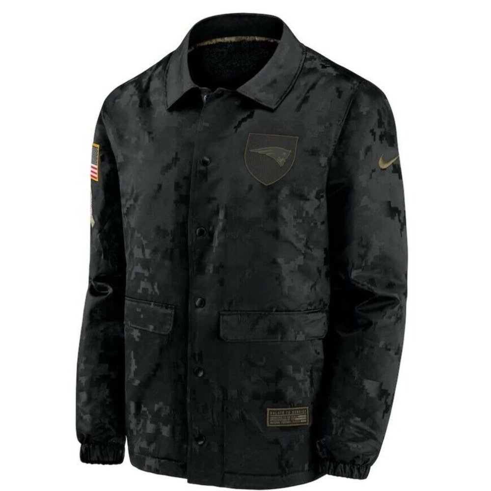 Nike New England Patriots Salute to Service Men's M Sideline Full-Snap Jacket